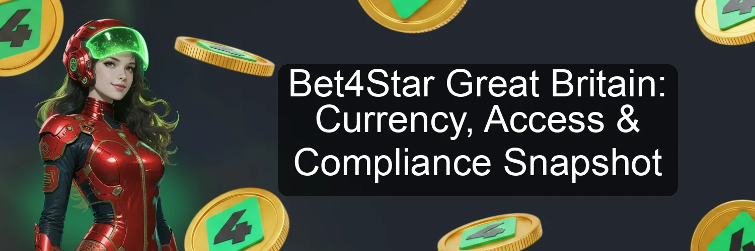 Bet4Star Great Britain: Currency, Access & Compliance Snapshot