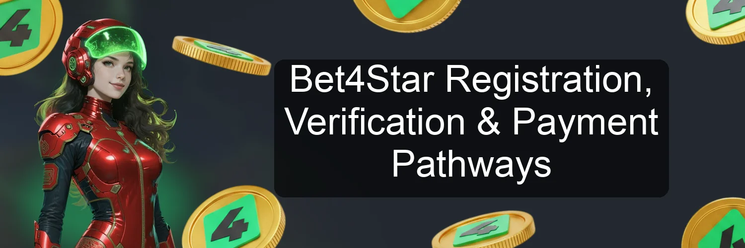 Bet4Star Registration, Verification & Payment Pathways