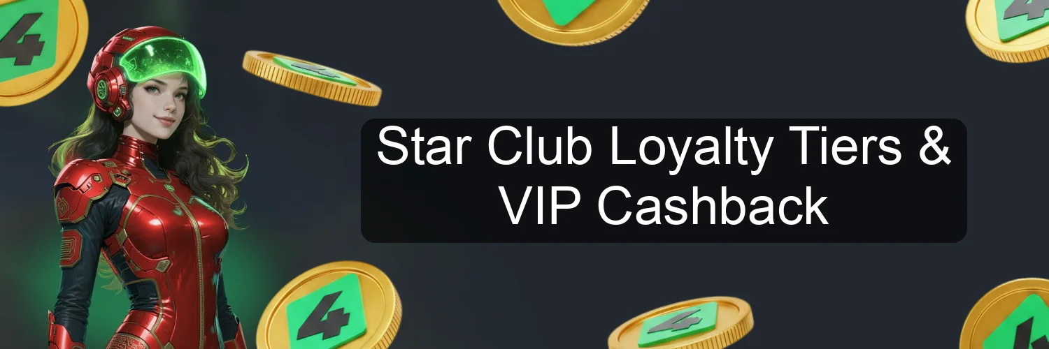 Star Club Loyalty Tiers & VIP Cashback